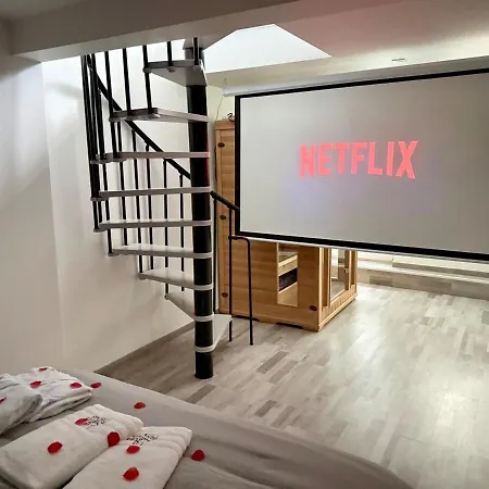Apartamento Loft Luxe - Jacuzzi - Sauna - Cinéma Nancy
