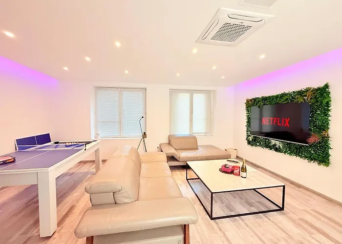 Lejlighed Loft Luxe - Jacuzzi - Sauna - Cinema *